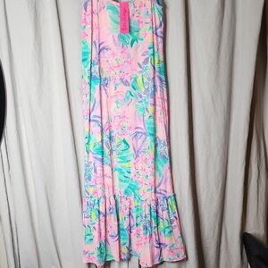 Lilly Pulitzer Multicolor Floral Swim Coverup